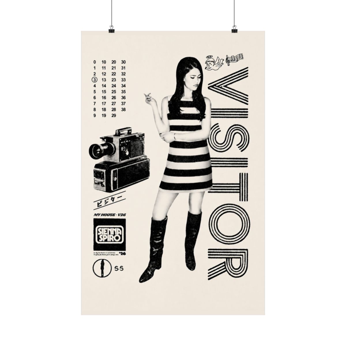 The Visitor Tour Poster | Sienna Spiro - alternate angle 4, merchandise