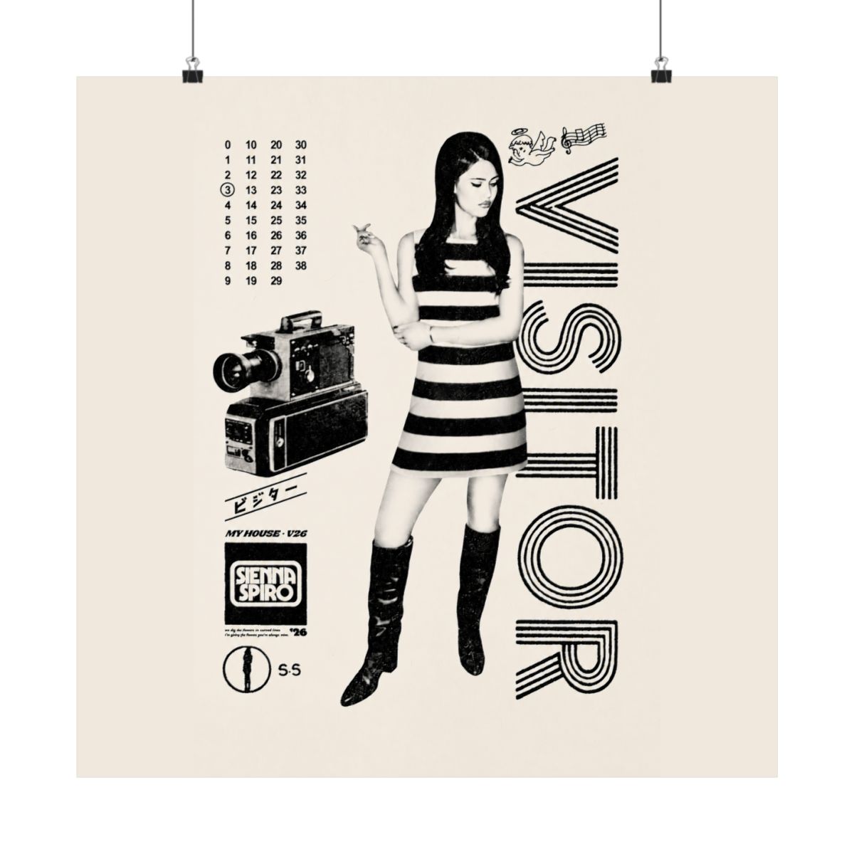 The Visitor Tour Poster | Sienna Spiro - alternate angle 5, merchandise