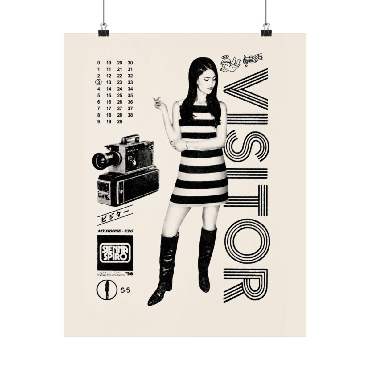 The Visitor Tour Poster | Sienna Spiro - alternate angle 2, merchandise