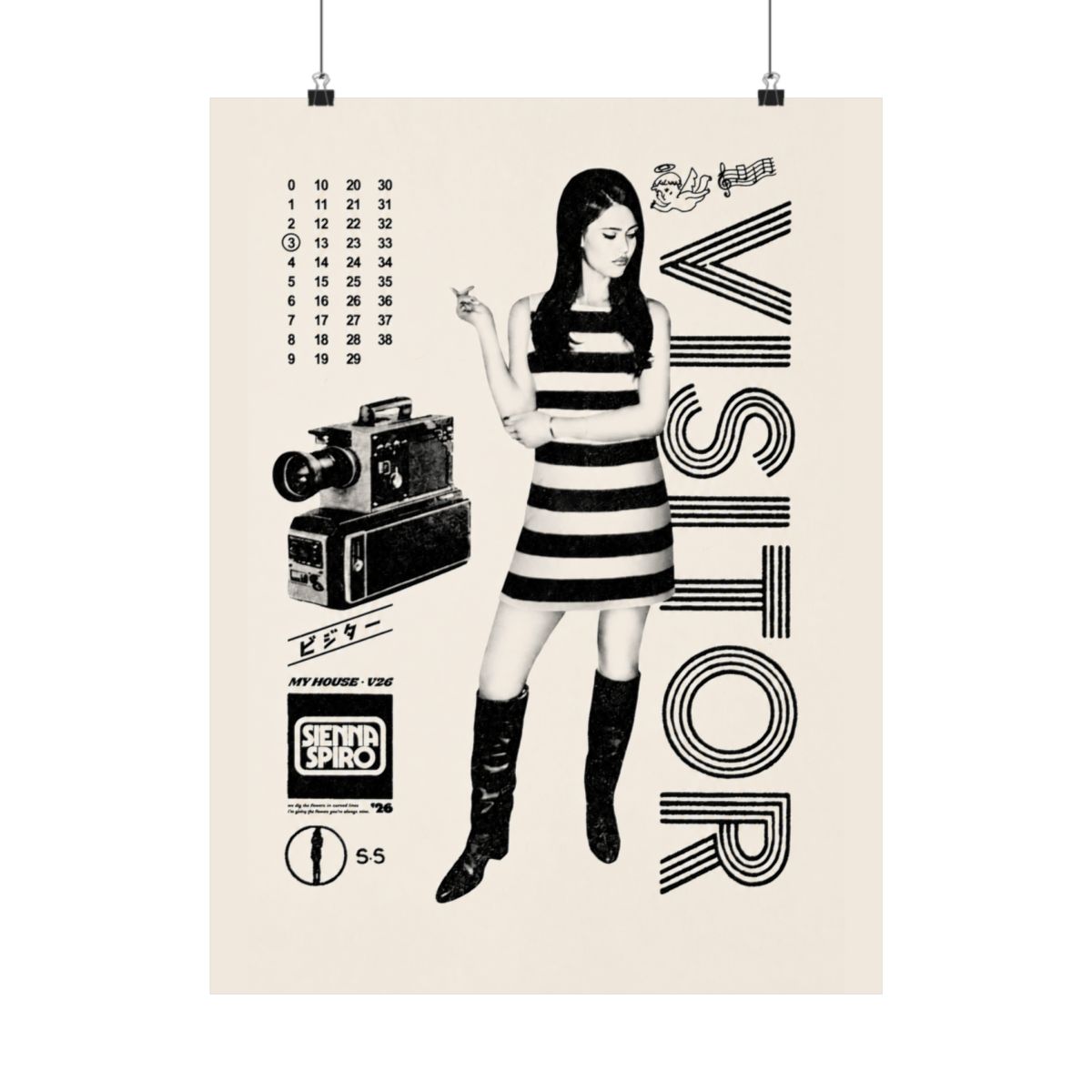 The Visitor Tour Poster | Sienna Spiro - alternate angle 1, merchandise